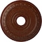 Ekena Millwork Munich Medallion (Canopies up to 5 5/8"), 17 1/2"OD x 3 5/8"ID x 1"P, Burnished Mahogany Crackle CM17MUBMC - alternate 1